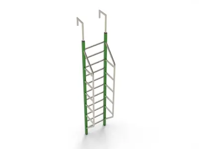 Steel ladder Low-poly 3D model purchase