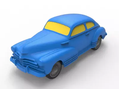 Chevrolet Fleetline 1948 Classic Car 3D print model