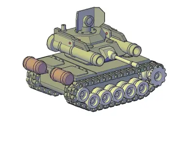 TANK DESTROYER 3D print model