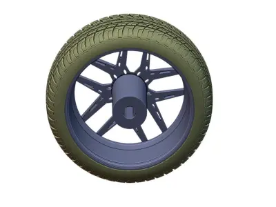 Custom Rim 4 printable   3D print model