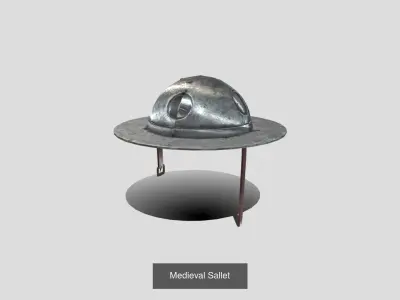Medieval Helms 3D Model Pack