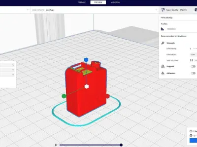 fuel jerry can II Free 3D print model