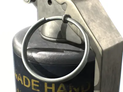 American Frag hand grenade MK3 3D model