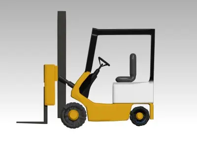 Forklift Model truck 3D model