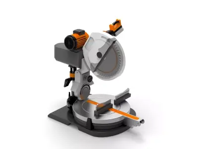 Circular saw 3D model