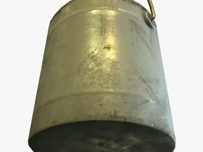 3D Oilcan Retro Vintage PBR Textures Game Ready Low-poly 3D model