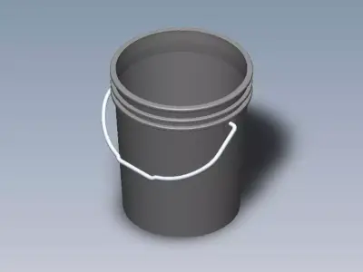 Five-Gallon Bucket Free 3D model