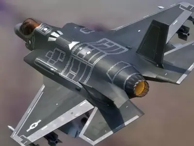 15 Fighter Planes with high Resolution Cockpit - Fully Rigged 3D Model Pack