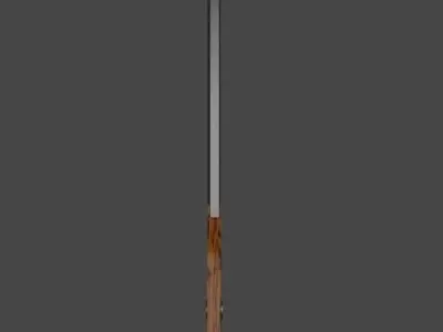 Hunting knife 3D model buy
