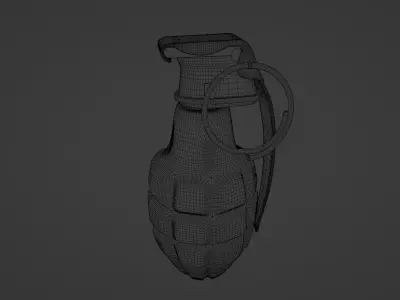 MK 2 Grenade 3D model
