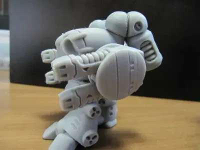 CHIBI-TECH SD - PLS-4 DUO GUNPOD       3D print model