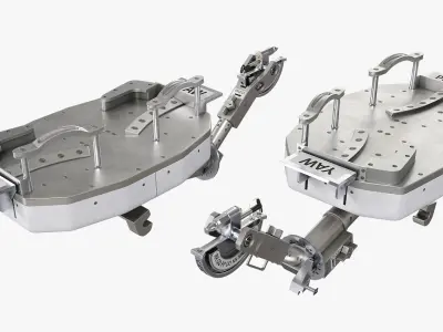 Aerospace Foot Restraint Platform 3D model