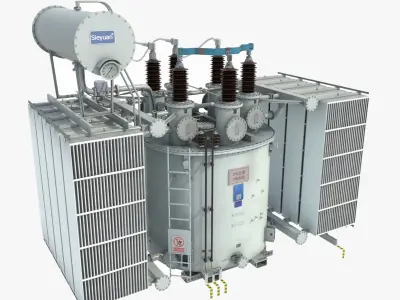 High Voltage Reactor 1 3D model