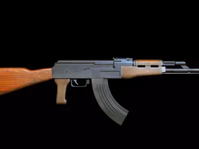 AK47 Gun 3D model