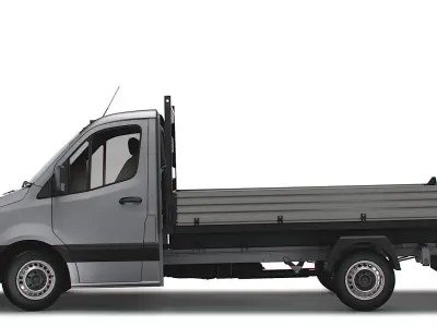 Mercedes Benz Sprinter Dropside 2023 3D model