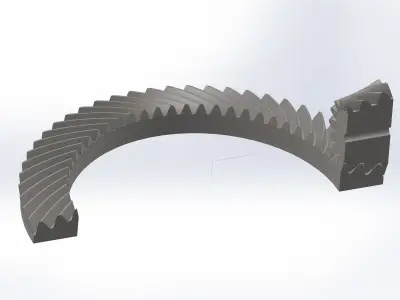 Hypoid Gear 3D model