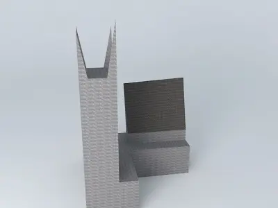 church paper tower Free 3D model