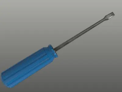 Screwdriver Low Poly fortnite 3D model
