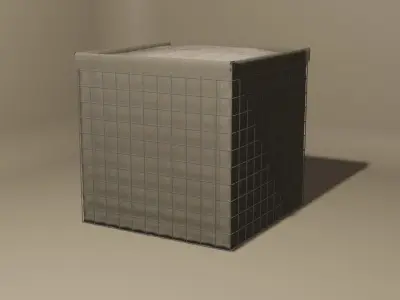 Hesco Bastion Sand Wall Barrier 3D model