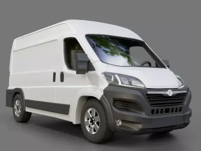 Vauxhall Movano Panel Van Free 3D model