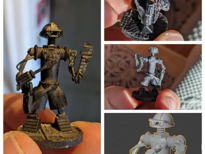 Floyd the Droid  from Space Station Zemo boardgame Free 3D print model