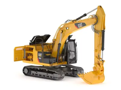 Small Excavator 316E 3D model