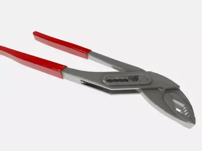 Professional Pipe Wrench 3D Model FREE Download High-Quality Free low-poly 3D model