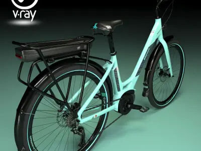 BIANCHI LONG ISLAND E-BIKE 3D MODEL 3D model
