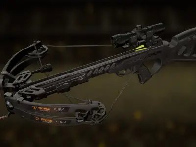 Weapon Pack 2 Low-poly 3D model