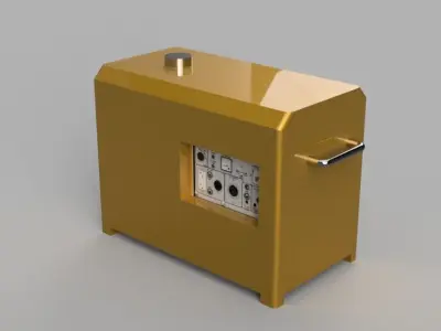10KVA generator inverter Low-poly 3D model