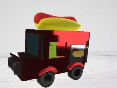 hotdog truck Texture