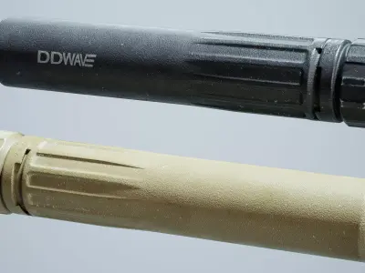 Silencer DD Wave QD supressor Low-poly 3D model