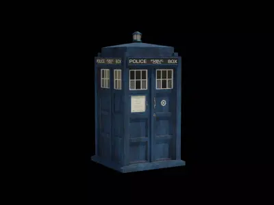 TARDIS from Doctor Who 3D model