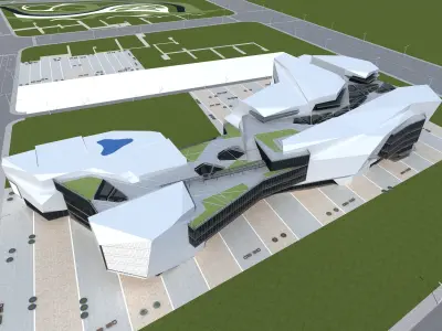  Plaza Complex 2 3D model
