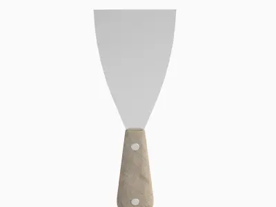 Painter Spatula 02 Low-poly 3D model