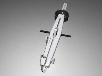 Drawing compass Free 3D model