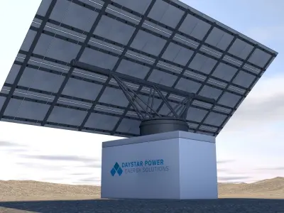 Solar Plant 3D model