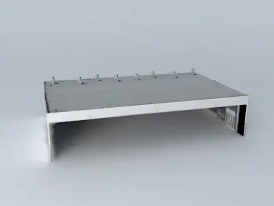 Hangar at Los Angeles International Free 3D model