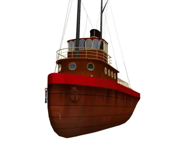 Fishing boat 3D model get