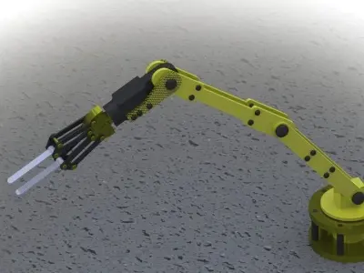 Robotic Arm Free 3D model
