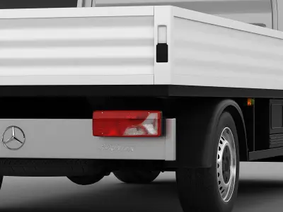 Mercedes Sprinter 2013 pick-up 3D model