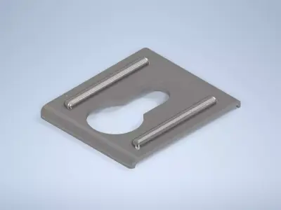 IKEA AKURUM Suspension Rail Set single Part 103693 3D model