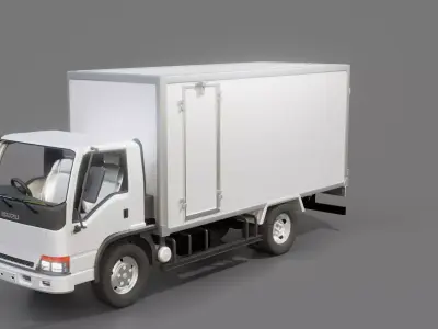 Isuzu NKR Box Truck 3D model