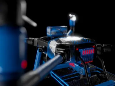 Quadcopter Drone 3D model buy