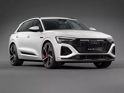 2024 Audi Q8 e-tron quattro Regular mirror 3D model