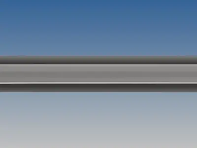 British Standard-EN13674  49E4 rail 3D model