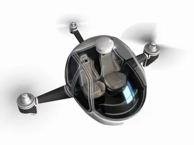 Taxi Drone 3D model