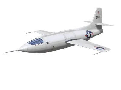 bell X-1 3D model purchase