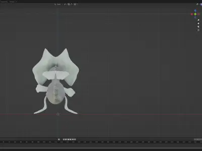 Malpod Lizard Low-poly 3D model