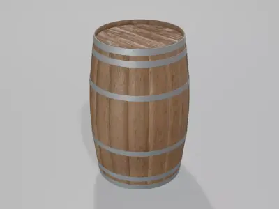 Medium Toasted British Barrel 3D model